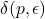 \delta(p, \epsilon)