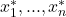 x_1^{*}, ..., x_n^{*}