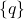 \{q\}